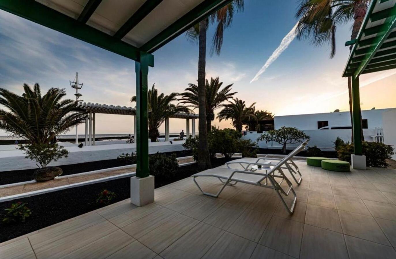 Luxury Villa Sea Front -La Orilla Playa Honda  Buitenkant foto