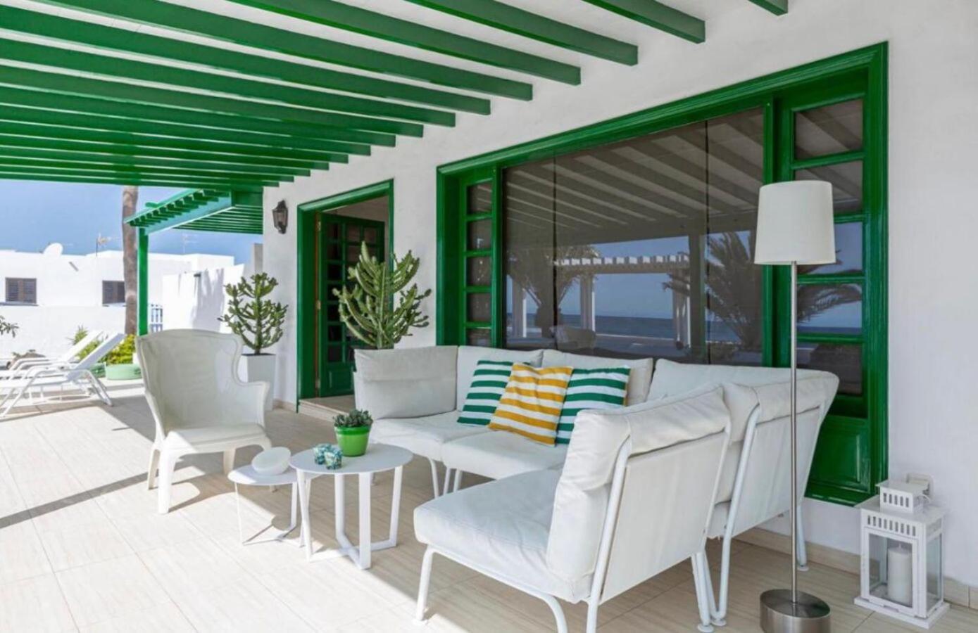 Luxury Villa Sea Front -La Orilla Playa Honda  Buitenkant foto